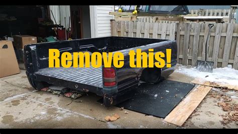 remove truck bed by yourself